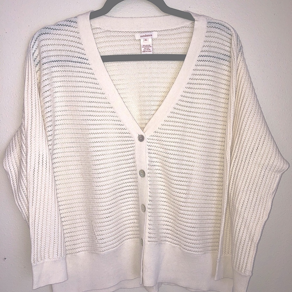 Sundance - soft cardigan sweater (XL, lightweight)